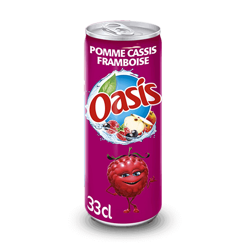 Photo du produit Oasis Pomme Cassis Framboise 33cl, non contractuelle