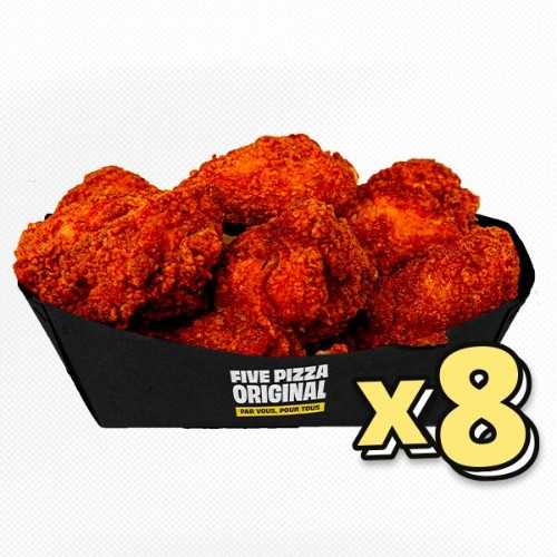 Photo du produit Wings Spicy X8, non contractuelle
