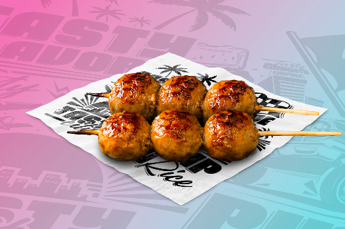 Photo du produit Yakitori de Poulet x2, non contractuelle