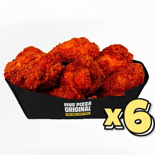 Photo du produit Wings Spicy X6, non contractuelle