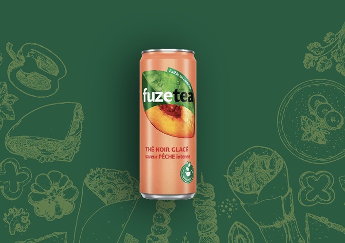 Photo du produit Fuze Tea Pêche 25cl, non contractuelle