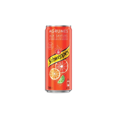 Photo du produit Schweepes agrumes 33 cl, non contractuelle
