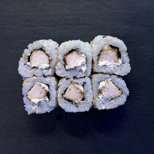 Photo du produit X6 CALIFORNIA POULET MARINÉ CHEESE, non contractuelle