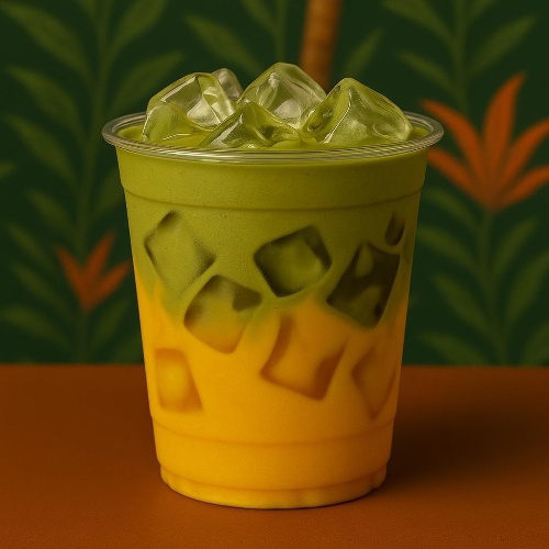 Photo du produit Iced Matcha Latte Mango, non contractuelle