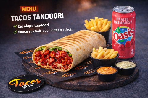 Photo du produit Menu Tacos Le Tandoori, non contractuelle