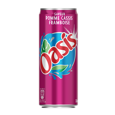 Photo du produit Oasis Pomme Cassis Framboise  33cl, non contractuelle