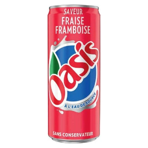 Photo du produit Oasis Fraise Framboise 33cl, non contractuelle