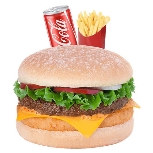 Photo du produit Menu Burger Bap's, non contractuelle