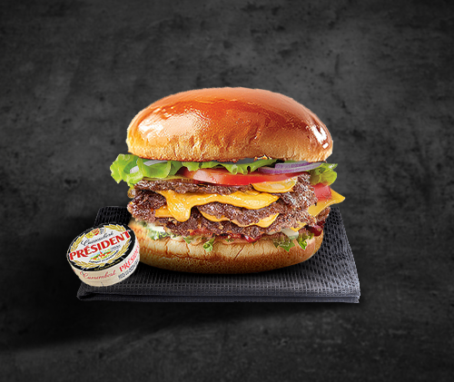 Photo du produit Président Burger seul, non contractuelle