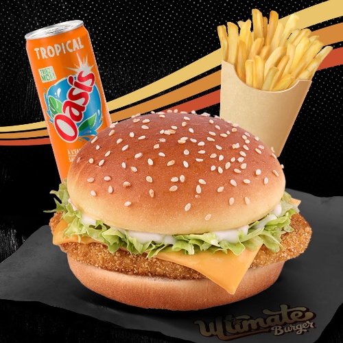 Photo du produit Menu Chicken Burger, non contractuelle