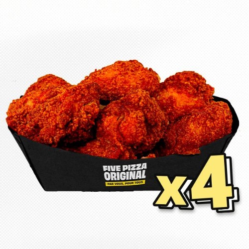 Photo du produit Wings Spicy X4, non contractuelle
