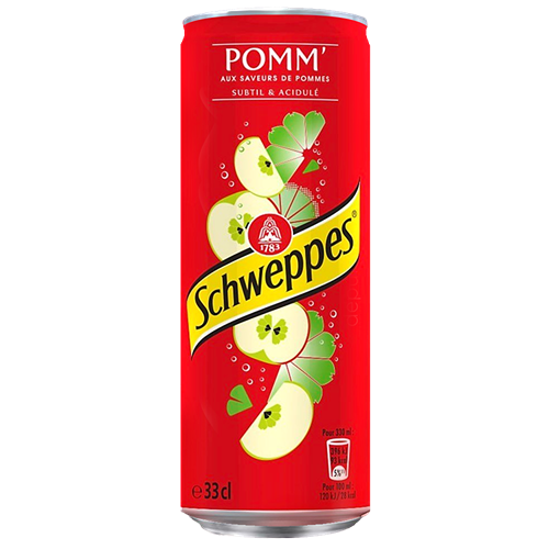 Photo du produit Schweppes pomme, non contractuelle