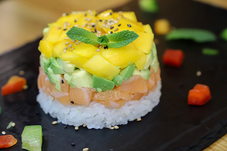 Photo du produit Tartare Saumon Avocat Mangue, non contractuelle
