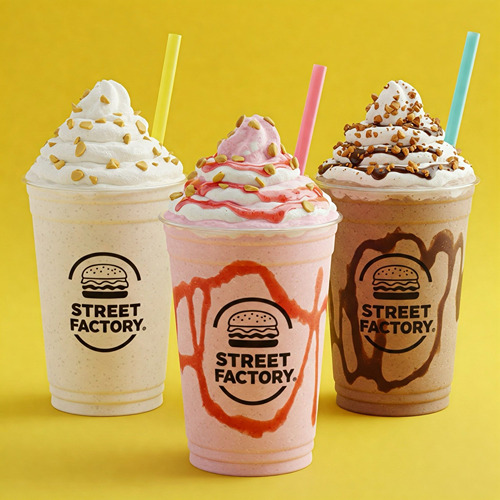 Photo du produit Milshake Fraise, non contractuelle