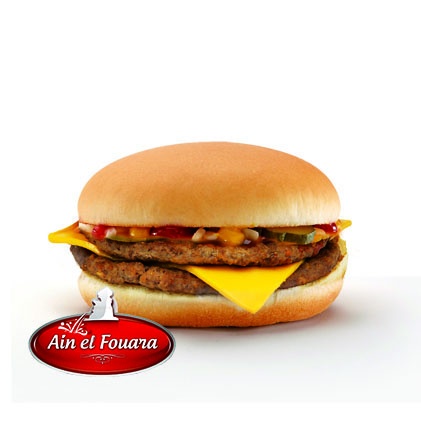 Photo du produit Burger Double Cheese, non contractuelle