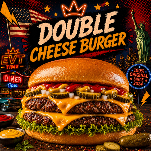Photo du produit Double Cheese, non contractuelle