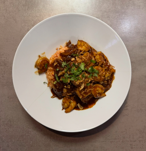 Photo du produit Riz loc lac 1 viande, non contractuelle