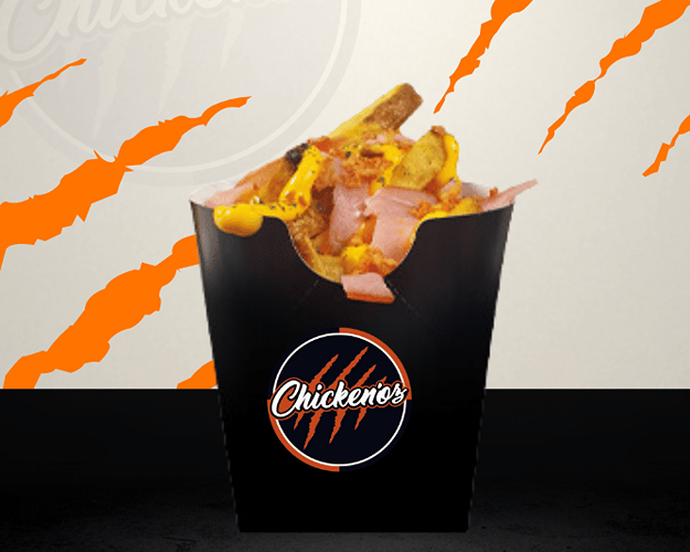 Photo du produit Frites Cheddar Bacon 🥓, non contractuelle