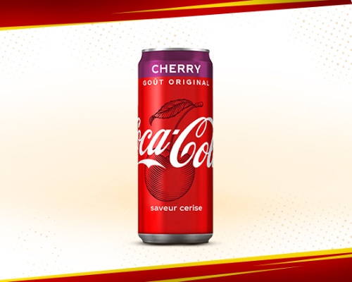 Photo du produit Coca cherry 33 cl, non contractuelle