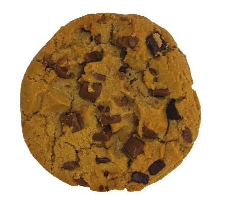 Photo du produit Cookie cuit chocolat au lait et noir, non contractuelle