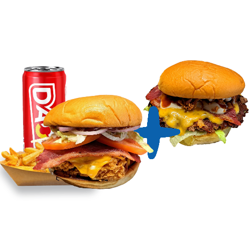 Photo du produit Menu Smash Chicken Smoke, non contractuelle