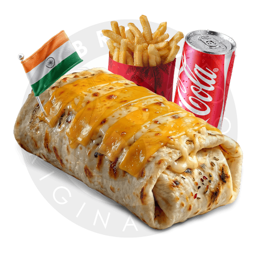 Photo du produit Menu fajita Bollywood 🌯🍟🥤, non contractuelle
