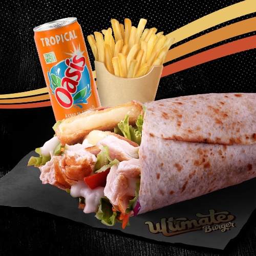 Photo du produit Menu Wrap Savoyard, non contractuelle