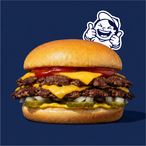 Photo du produit Double Cheese, non contractuelle