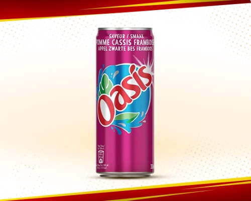 Photo du produit Oasis pomme cassis framboise 33 cl, non contractuelle