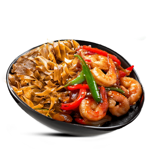 Photo du produit Pad Thaï Crevettes Teriyaki , non contractuelle