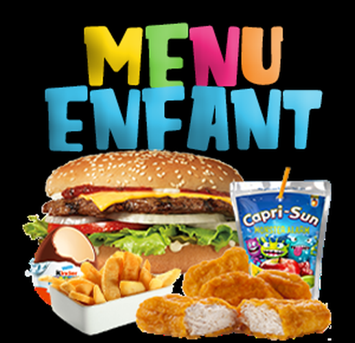 Photo du produit Menu Enfants 🍔🍟🥤, non contractuelle