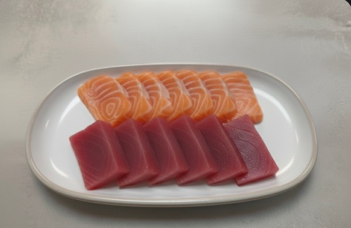 Photo du produit Sashimi mixte x 12, non contractuelle