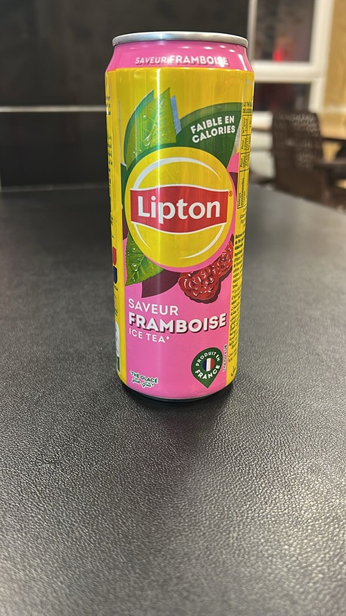 Photo du produit Ice Tea Framboise, non contractuelle