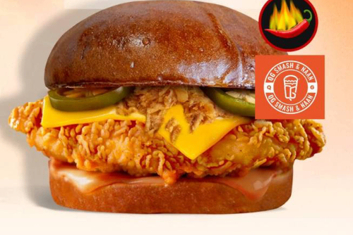 Photo du produit Le Chicken Spicy Burger, non contractuelle