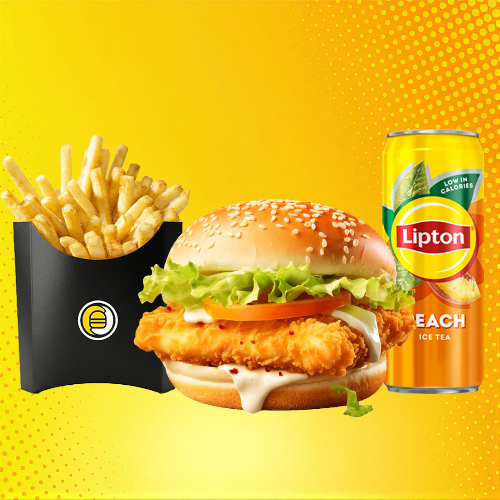 Photo du produit Menu fish burger, non contractuelle