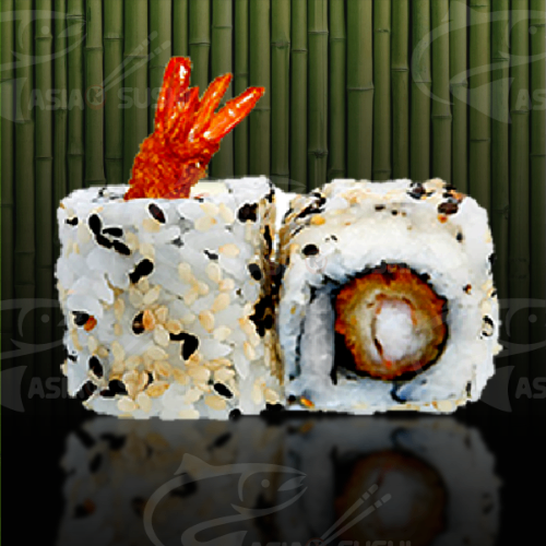 Photo du produit California crevettes tempura curry, non contractuelle