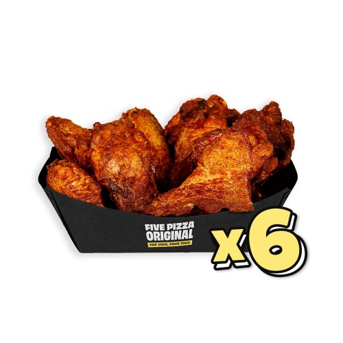Photo du produit Chicken Wings x6, non contractuelle