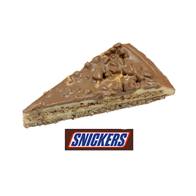 Photo du produit Tarte Snickers, non contractuelle