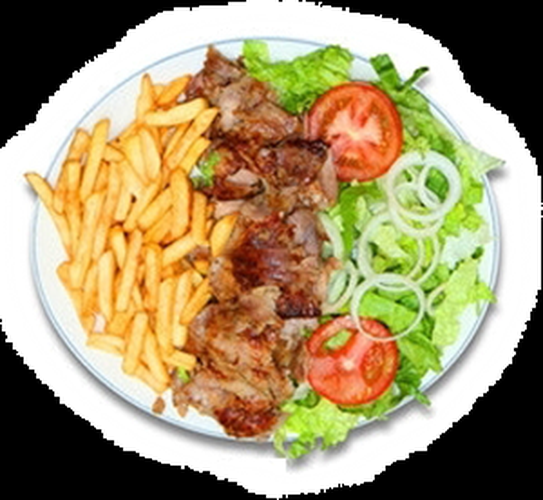 Photo du produit Assiette Brochette de Poulet, non contractuelle
