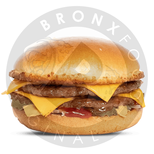 Photo du produit Double cheeseburger, non contractuelle
