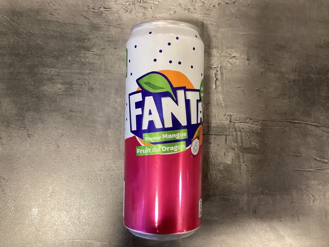 Photo du produit FANTA SAVEUR MANGUE FRUIT DU DRAGON, non contractuelle