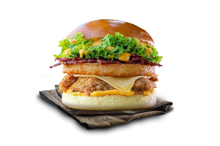 Photo du produit Burger Raclette Chicken seul, non contractuelle