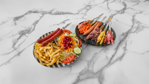 Photo du produit Assiette mixte Brochettes, non contractuelle