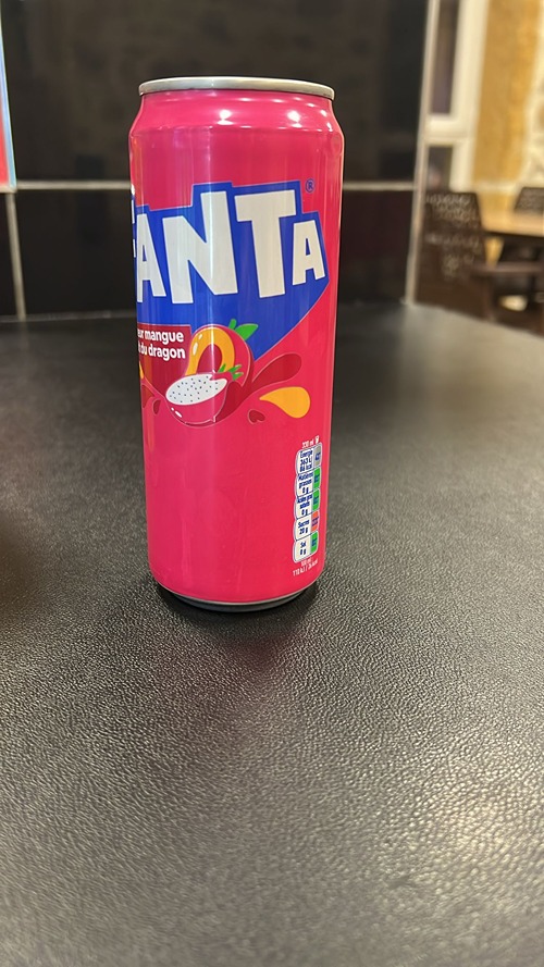 Photo du produit Fanta mangue fruit du dragon, non contractuelle
