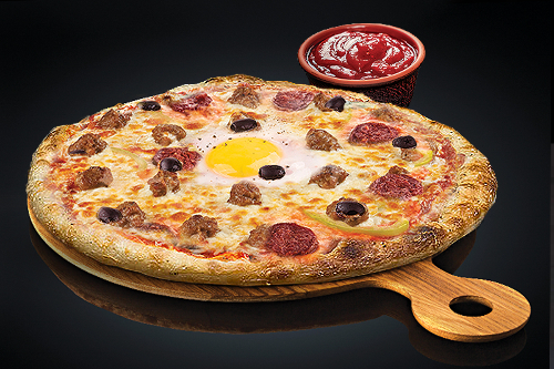 Photo du produit Pizza Espagnola (base tomate), non contractuelle