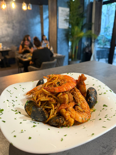 Photo du produit SPAGHETTI AUX FRUITS DE MER, non contractuelle
