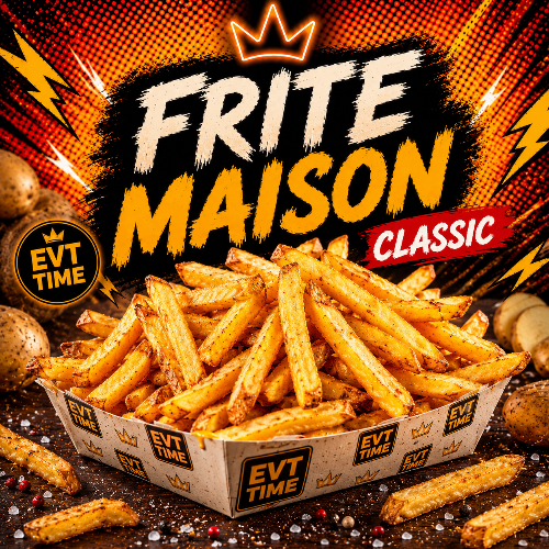 Photo du produit Barquette de frites, non contractuelle