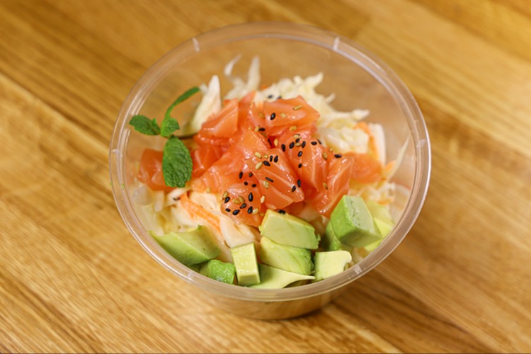 Photo du produit Salade de Choux Saumon-Avocat, non contractuelle