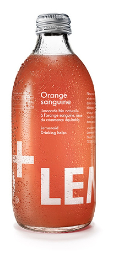 Photo du produit Limonade orange sanguine bio 33CL, non contractuelle
