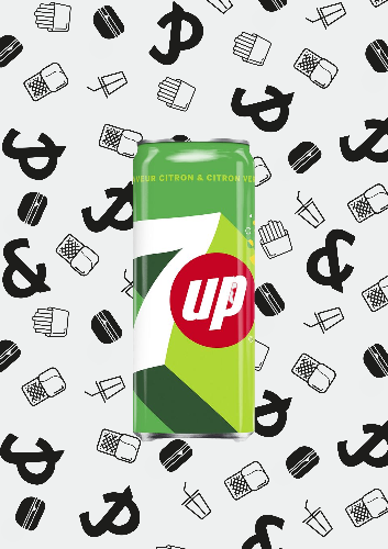 Photo du produit Seven Up Citron 25cl, non contractuelle